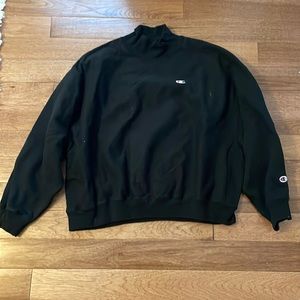 Never been worn before black champion sweatshirt size 2xl but fits like medium